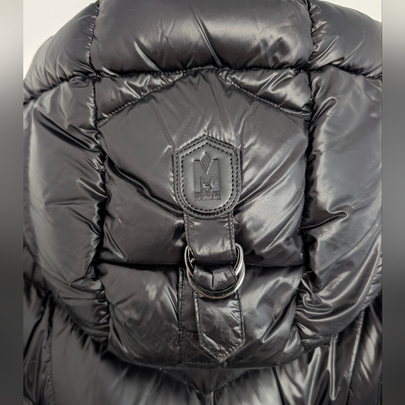 Mackage Women's Long Black Puffer Jacket - Picture 6 of 10